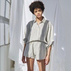 Deiji Studios 03 Set in Pinstripe Size S/M